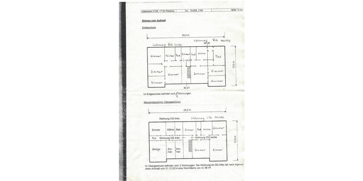 Mehrfamilienhaus, Wohnhaus Stavenhagen - 16 Zimmer, 440 m&sup2;, 140.000&euro; | Angebot:13897782