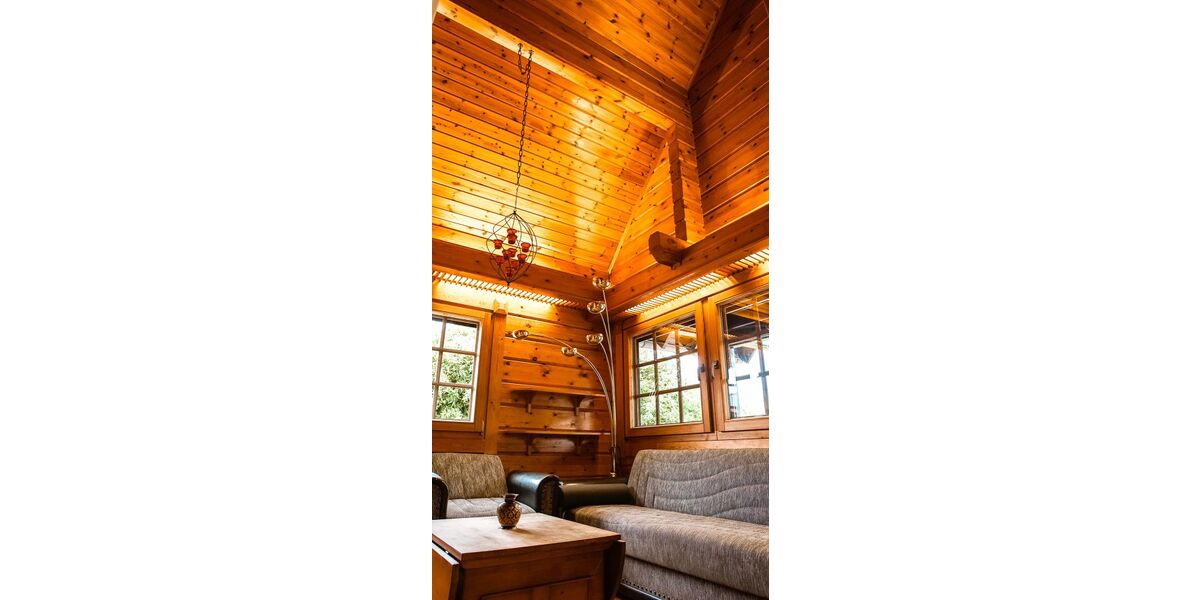 Provisionsfrei* Blockbohlenhaus mit Solaranlage & großem Grundstück - Wohnen im Naturparadies von Rühlow (Sponholz) - Einfamilienhaus Rühlow Rühlow | Angebot:26256230