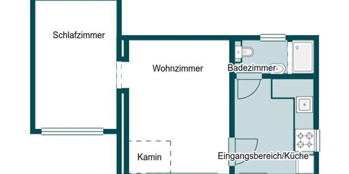 Bungalow Groß Nemerow Tollenseheim - 2 Zimmer, 35 m&sup2;, 95.000&euro; | Angebot:25838555