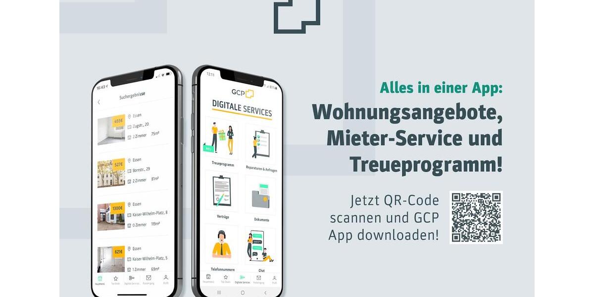 Etagenwohnung Neubrandenburg - 3 Zimmer, 66 m&sup2;, 413&euro; | Angebot:25999807