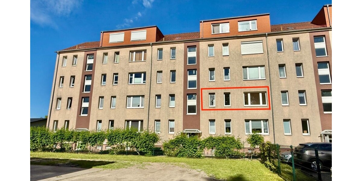 HORN IMMOBILIEN++ Neubrandenburg, renovierte 3-Raum Eigentumswohnung mit Balkon -bezugsfrei- - Etagenwohnung Neubrandenburg Datzeberg | Angebot:27003357