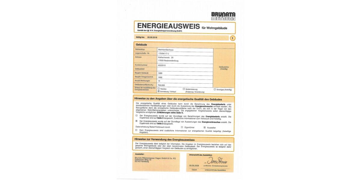 Etagenwohnung Neubrandenburg - 3 Zimmer, 63 m&sup2;, 339&euro; | Angebot:16520806