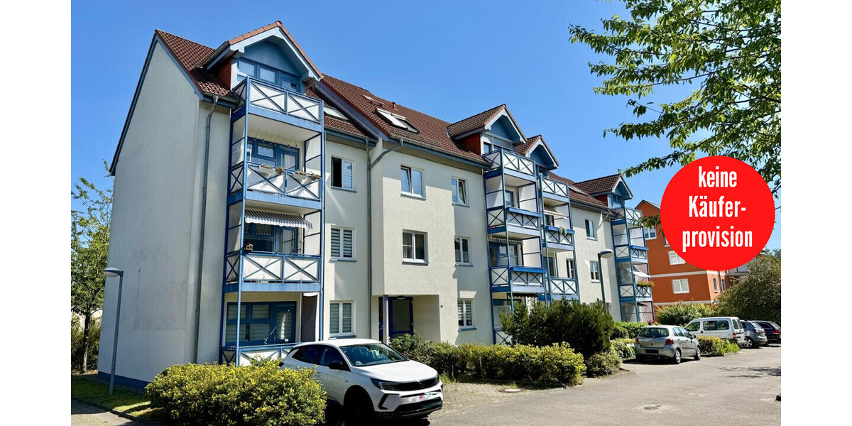 HORN IMMOBILIEN++ Neubrandenburg, 3-Raum Eigentumswohnung mit Balkon und Carport -nicht vermietet- - Etagenwohnung Neubrandenburg | Angebot:27284582