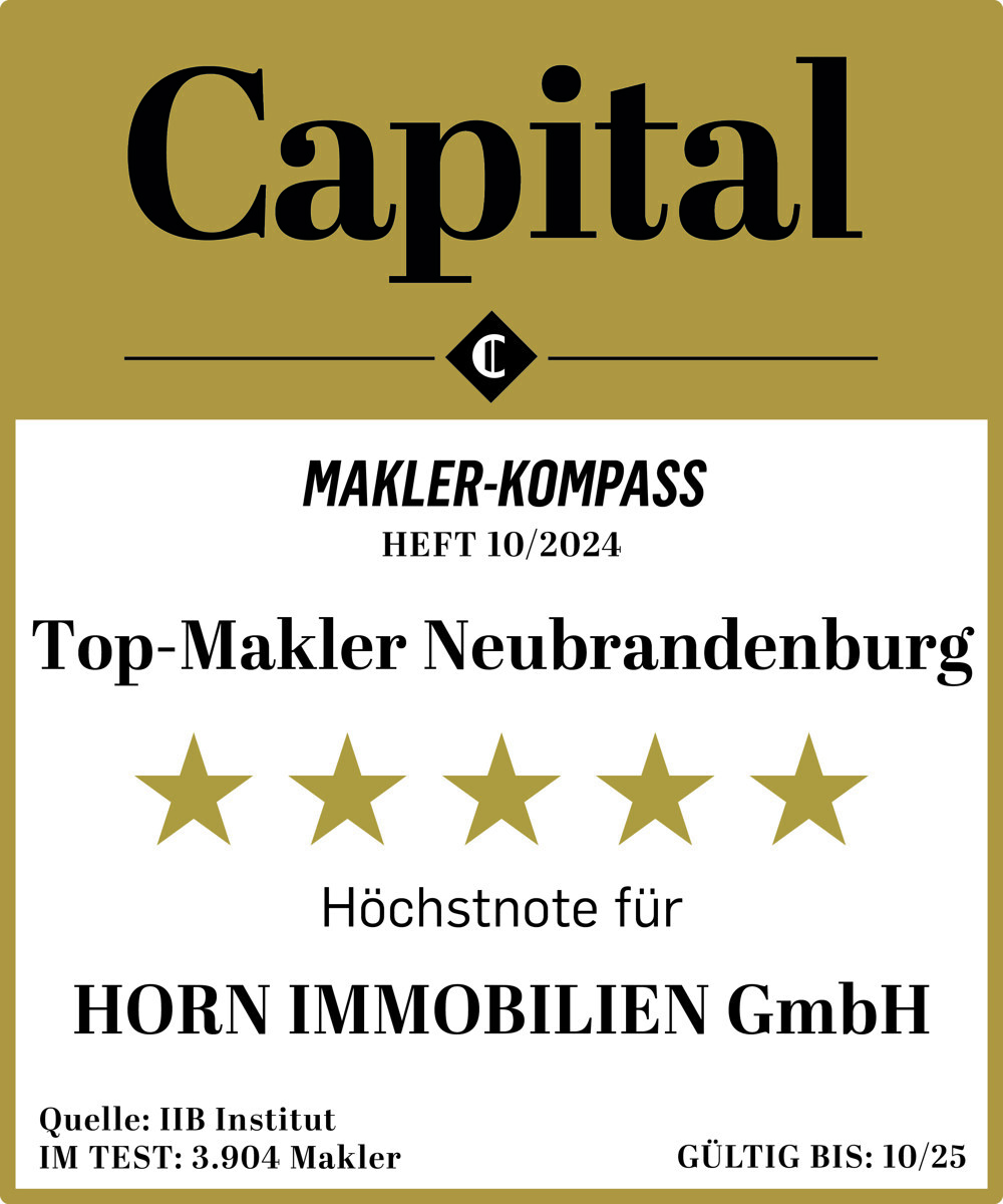 HORN IMMOBILIEN++ Neubrandenburg, helle 3-Raum ETW mit Balkon, Stellplatz und EBK -vermietet- - Etagenwohnung Neubrandenburg | Angebot:27279539