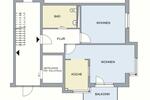 Etagenwohnung Neubrandenburg - 2 Zimmer, 69 m&sup2;, 552&euro; | Angebot:26676798
