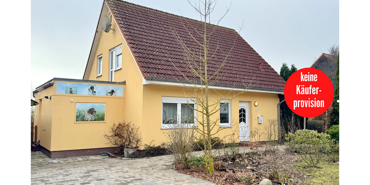 HORN IMMOBILIEN ++ Einfamilienhaus in Randlage mit tollem Weitblick in Kaluberhof, 14 km bis NB - Einfamilienhaus Groß Teetzleben / Kaluberhof Kaluberhof | Angebot:24221358