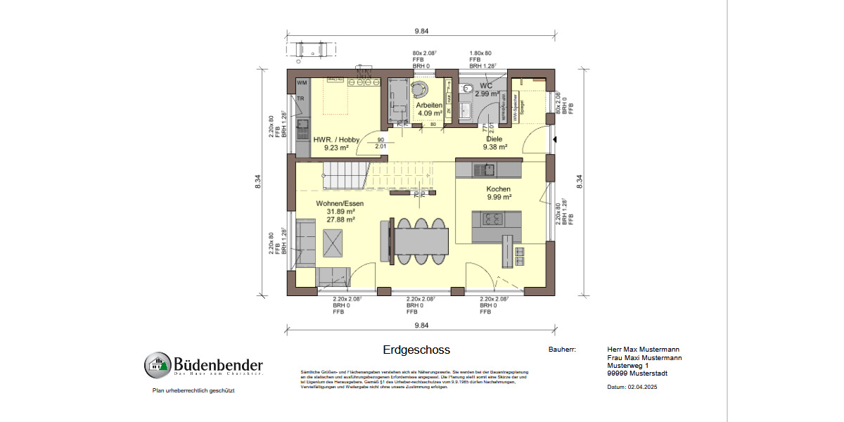 Ein Haus im Raum Neubrandenburg. Modern und individuell geplant. - Einfamilienhaus Blankenhof Chemnitz | Angebot:26086148