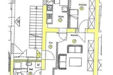 Wohnung Neustrelitz - 2 Zimmer, 46 m&sup2;, 345&euro; | Angebot:25544543