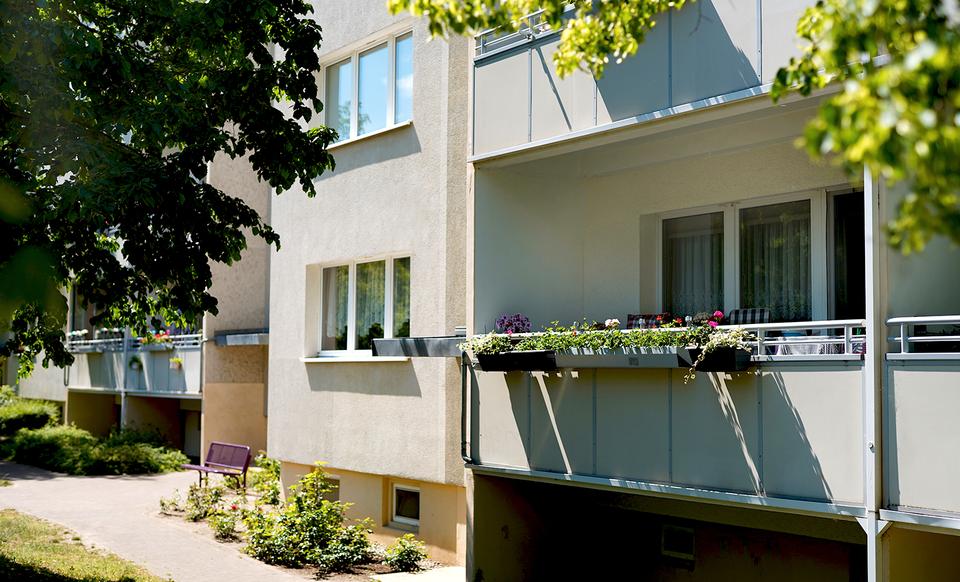 Etagenwohnung Neubrandenburg Carlshöhe - 2 Zimmer, 45 m&sup2;, 234&euro; | Angebot:26477799