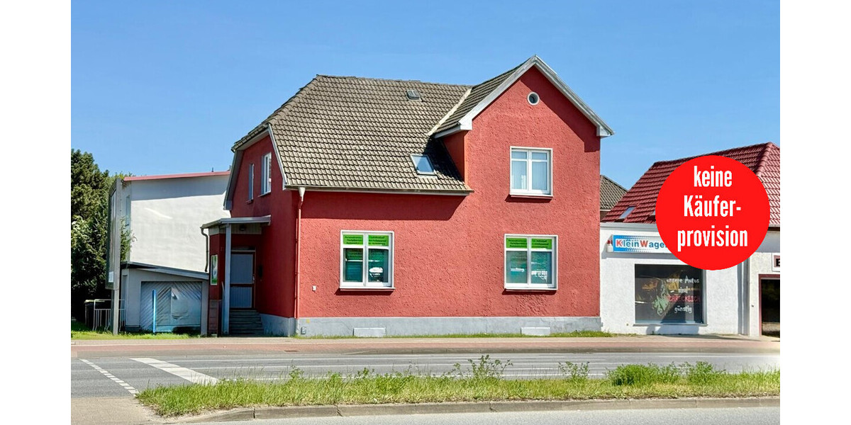 HORN IMMOBILIEN++ Neubrandenburg, Wohnhaus in der Nähe vom Stadtzentrum, mit Keller und Stellplatz -vermietet- - Einfamilienhaus Neubrandenburg | Angebot:23598141