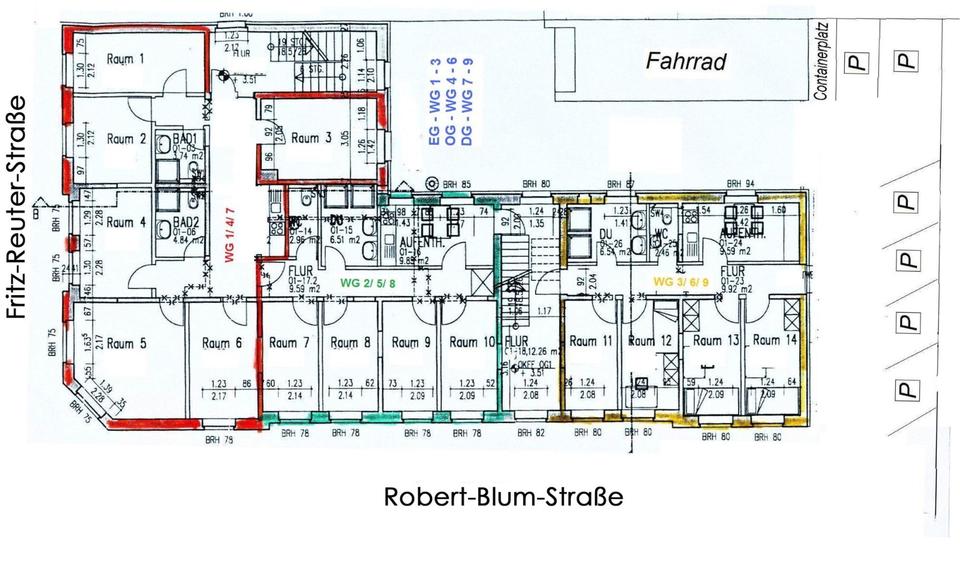 Etagenwohnung Neubrandenburg - 1 Zimmer, 20 m&sup2;, 270&euro; | Angebot:22415547