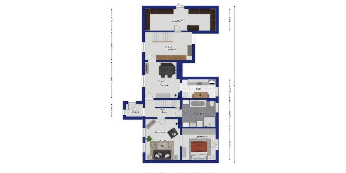 Einfamilienhaus Gnevkow Letzin - 5 Zimmer, 130 m&sup2;, 199.000&euro; | Angebot:26066511