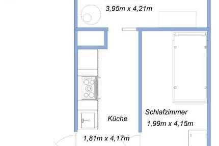 Wohnung Friedland - 3 Zimmer, 48 m&sup2;, 240&euro; | Angebot:25352453