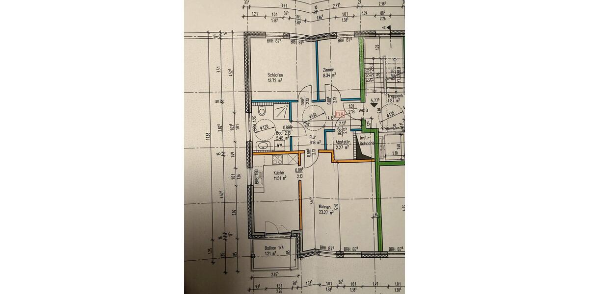 Etagenwohnung Wulkenzin - 3 Zimmer, 75 m&sup2;, 529&euro; | Angebot:25299155