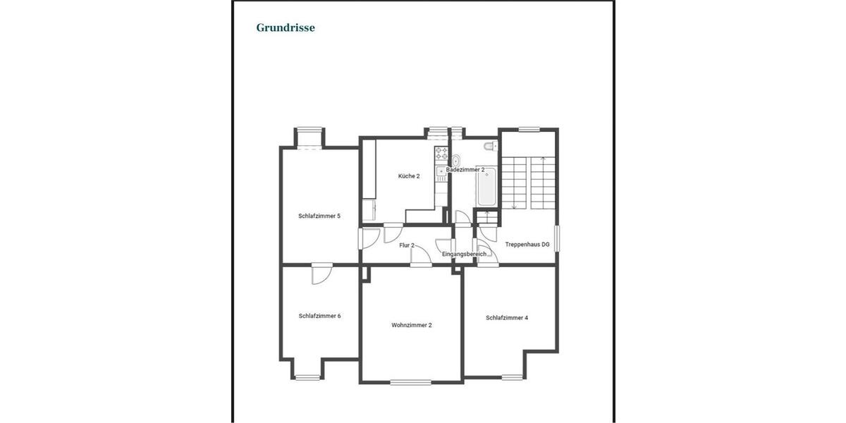 Dachgeschoßwohnung Friedland - 4 Zimmer, 108 m&sup2;, 500&euro; | Angebot:25934622