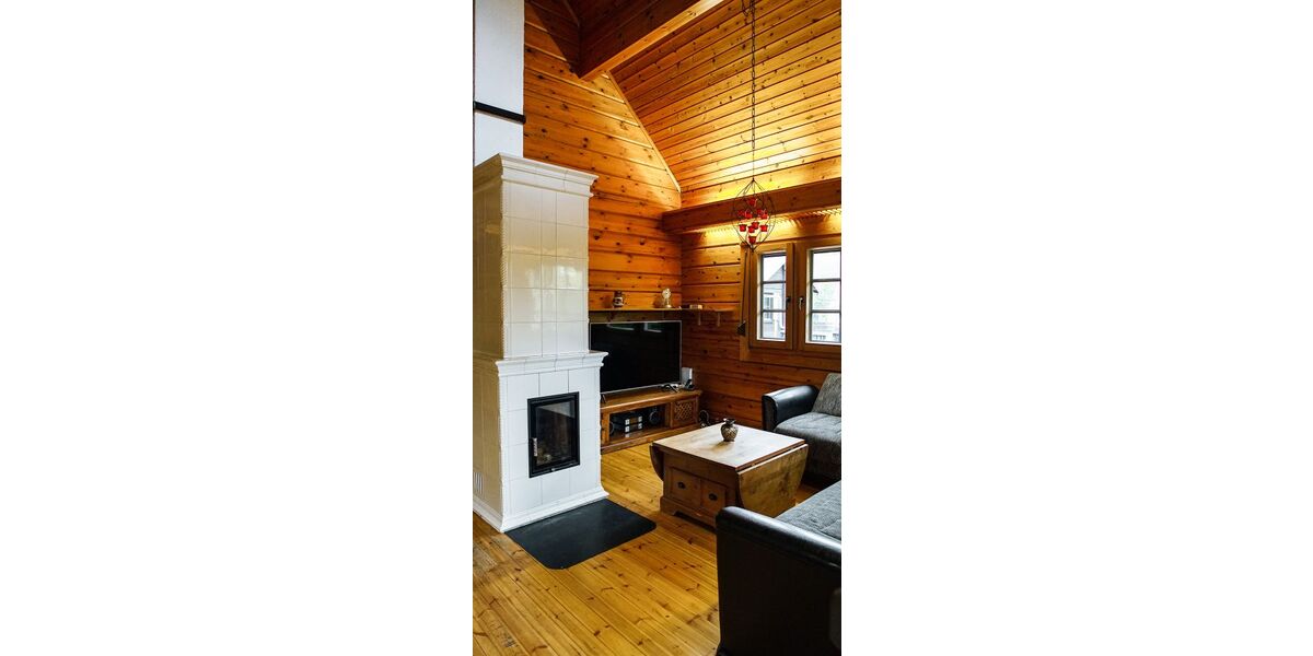 Provisionsfrei* Blockbohlenhaus mit Solaranlage & großem Grundstück - Wohnen im Naturparadies von Rühlow (Sponholz) - Einfamilienhaus Rühlow Rühlow | Angebot:26256230