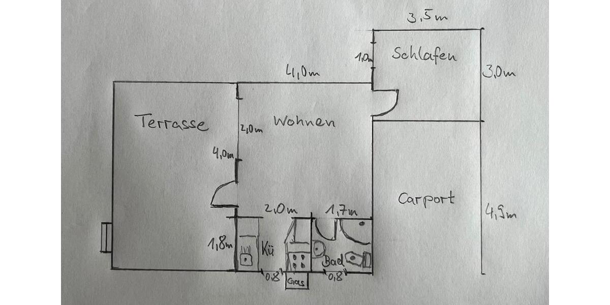 Bungalow Blankensee - 2 Zimmer, 44 m&sup2;, 85.000&euro; | Angebot:26084775