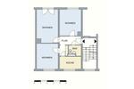 Etagenwohnung Neubrandenburg - 3 Zimmer, 61 m&sup2;, 415&euro; | Angebot:25964622