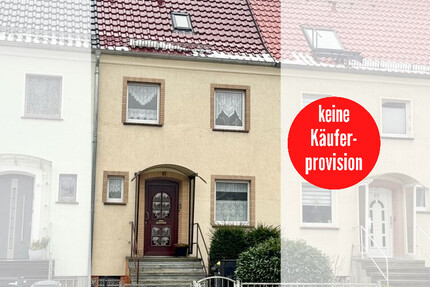 HORN IMMOBILIEN ++RESERVIERT! Neubrandenburg Vogelviertel, gepflegtes Reihenmittelhaus mit Garage und Terrasse - Haus Neubrandenburg Datzeberg | Angebot:24980042