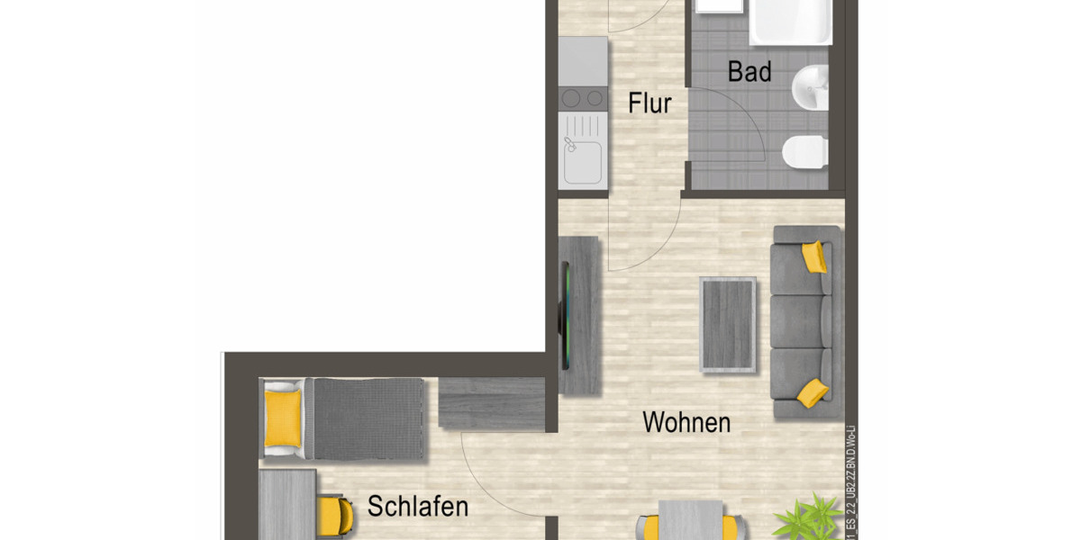 Etagenwohnung Neubrandenburg - 1.5 Zimmer, 32 m&sup2;, 320&euro; | Angebot:25960232