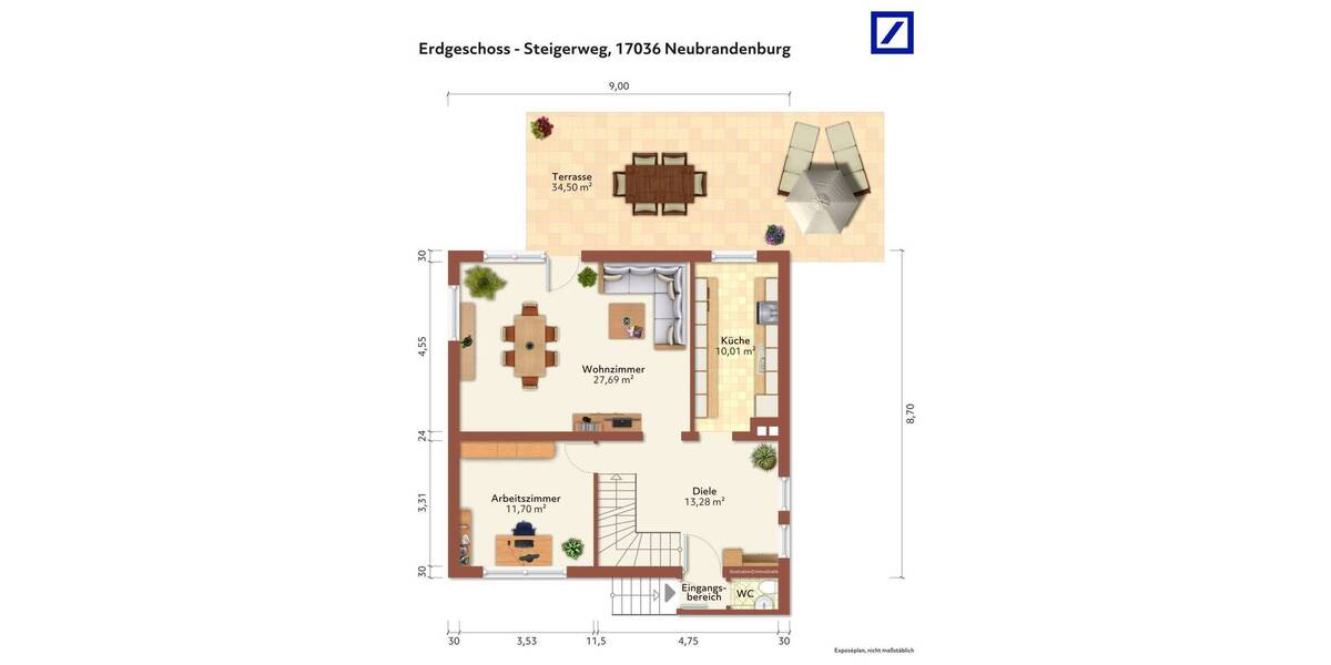 Einfamilienhaus Neubrandenburg Fritscheshof - 5 Zimmer, 111 m&sup2;, 229.000&euro; | Angebot:25708806