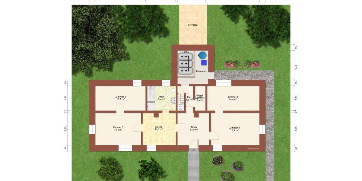 Bauernhaus, Landhaus Knorrendorf - 4 Zimmer, 109 m&sup2;, 69.000&euro; | Angebot:25781134