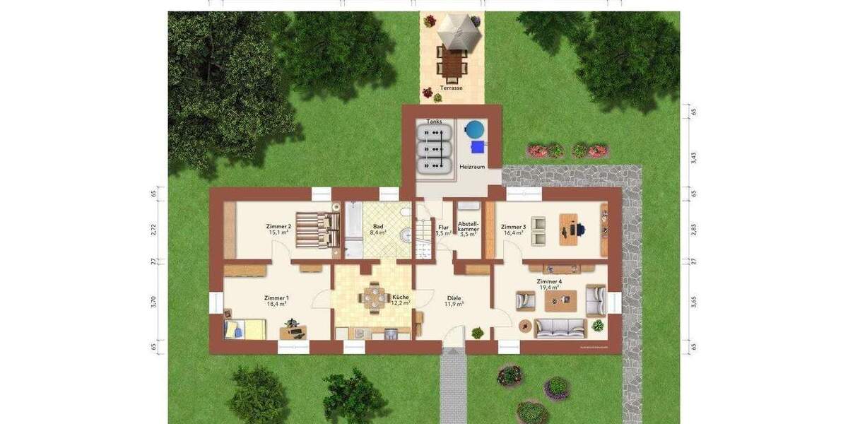 Bauernhaus, Landhaus Knorrendorf - 4 Zimmer, 109 m&sup2;, 69.000&euro; | Angebot:25781134