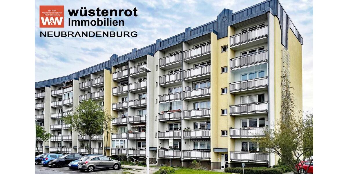 Etagenwohnung Neubrandenburg - 3 Zimmer, 60 m&sup2;, 387&euro; | Angebot:23103100