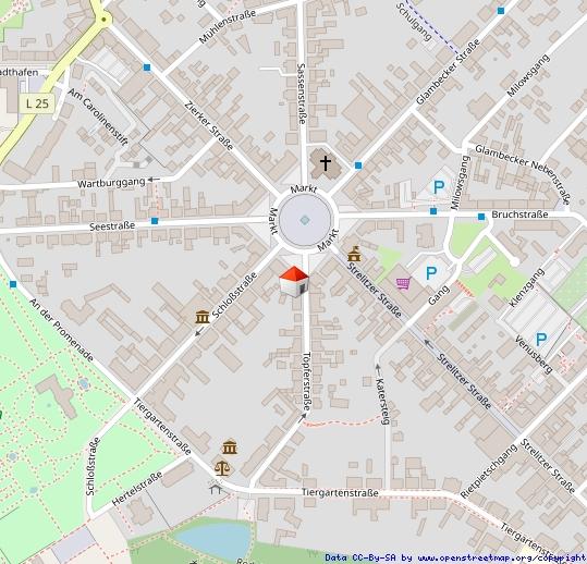 Dachgeschoßwohnung Neustrelitz - 2 Zimmer, 65 m&sup2;, 725&euro; | Angebot:25719601