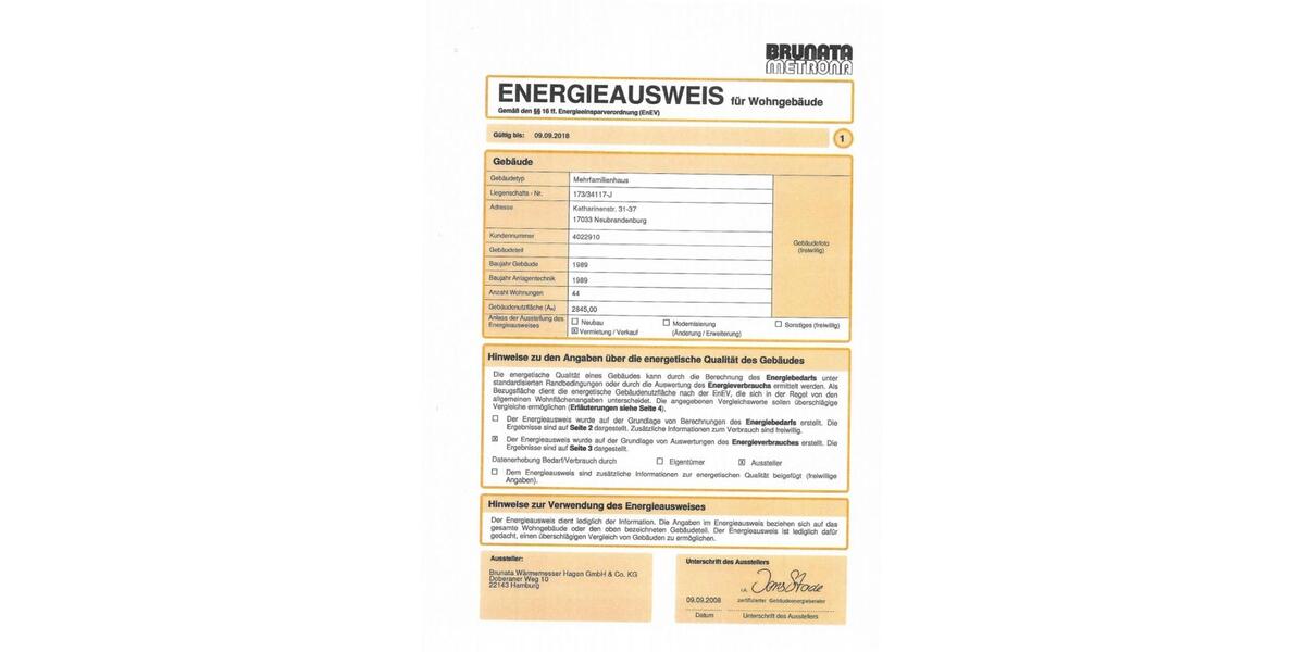 Etagenwohnung Neubrandenburg - 3 Zimmer, 62 m&sup2;, 320&euro; | Angebot:18970918