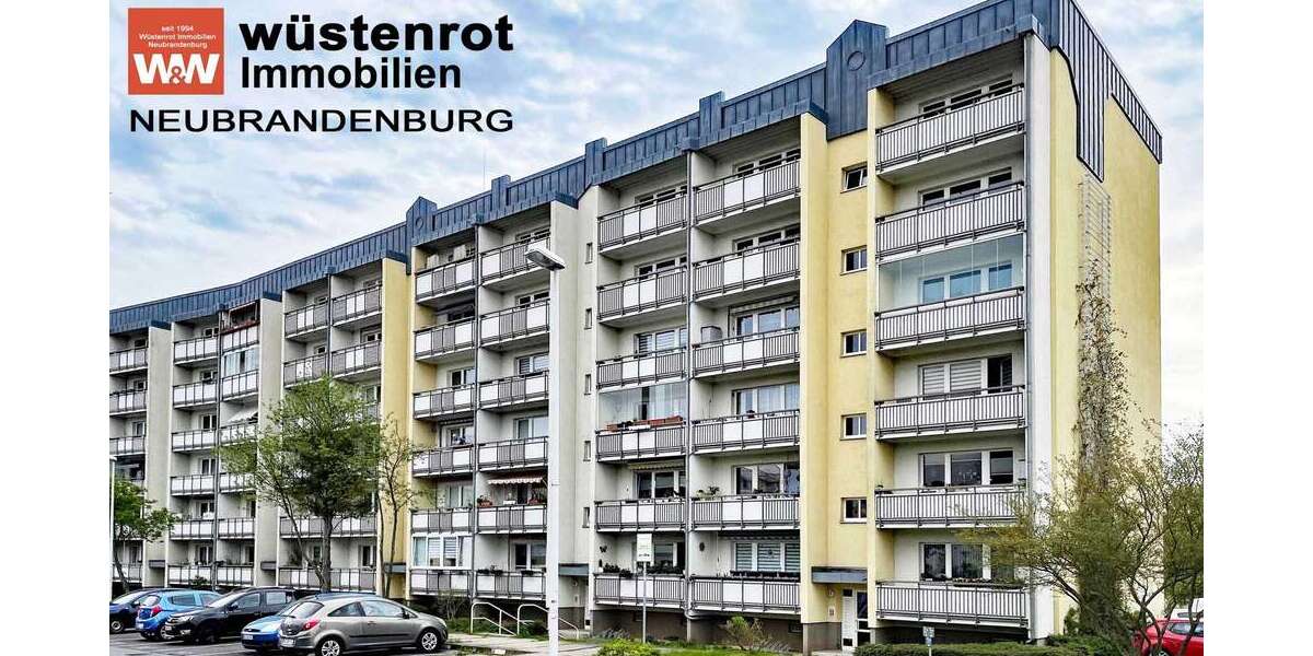 Etagenwohnung Neubrandenburg - 3 Zimmer, 60 m&sup2;, 387&euro; | Angebot:23116405