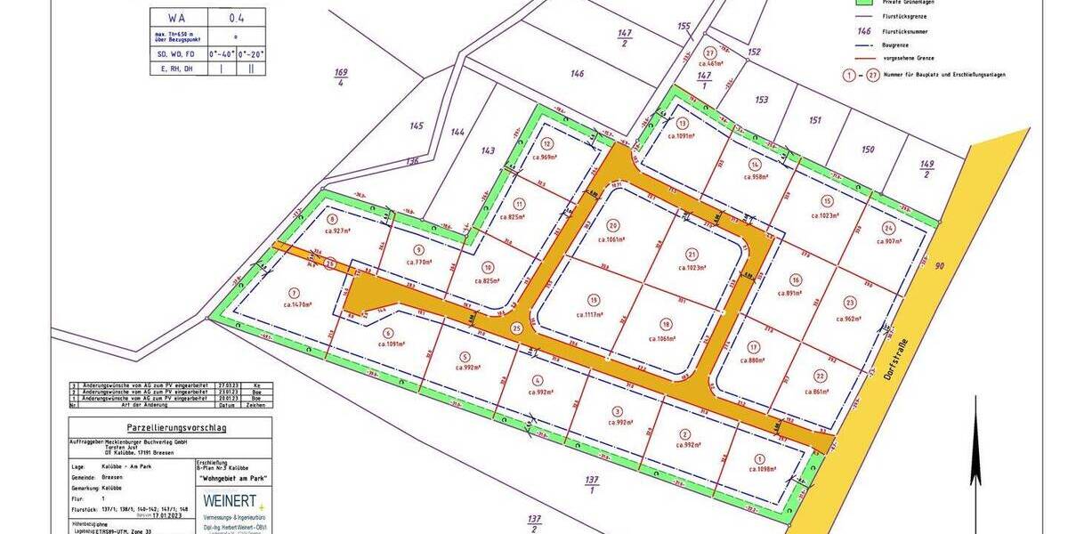 Grundstück Breesen Kalübbe - 79.000&euro; | Angebot:25747570