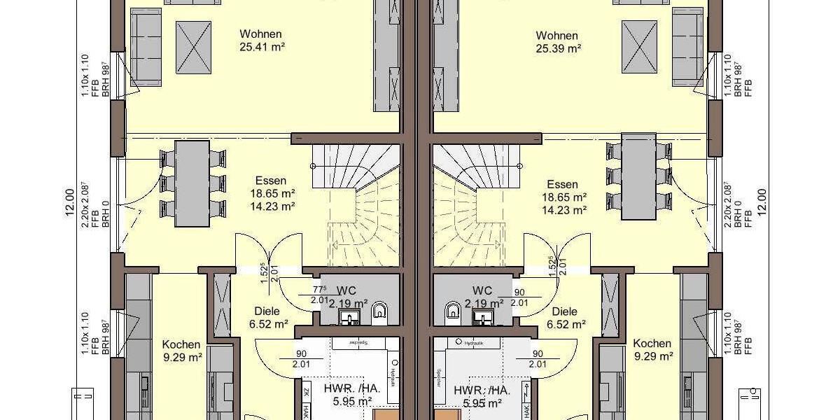 Ein Haus im Raum Neubrandenburg.für zwei Familen zwei Generationen - Doppelhaushälfte Blankenhof Chemnitz | Angebot:26086146