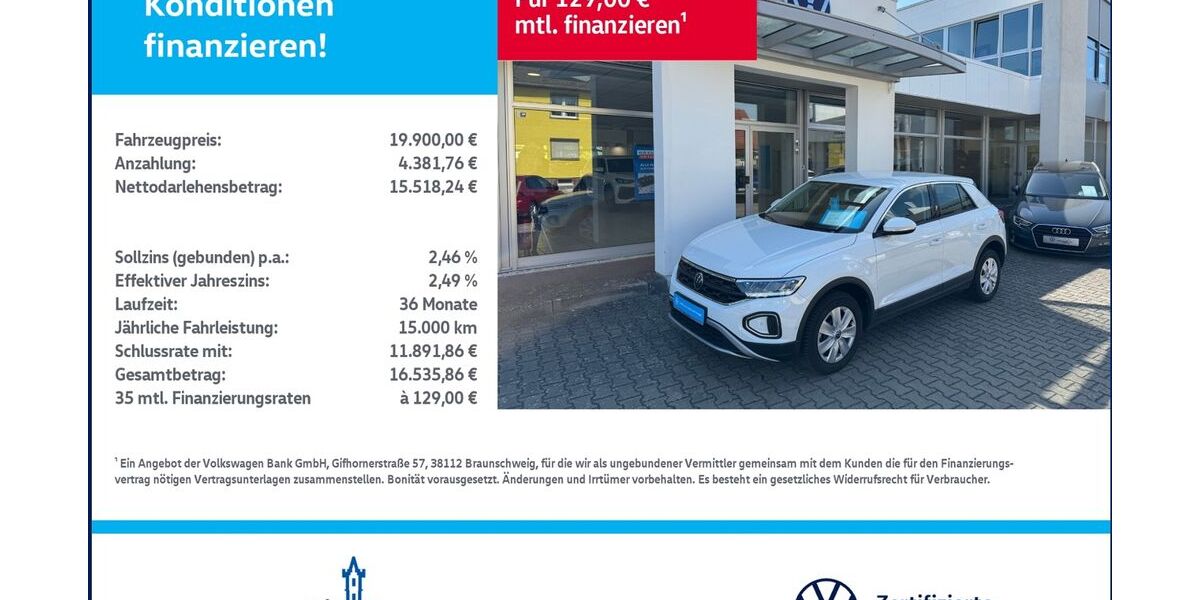 VW T-Roc 18.985 km 19.900 &euro; Woldegk 17348
