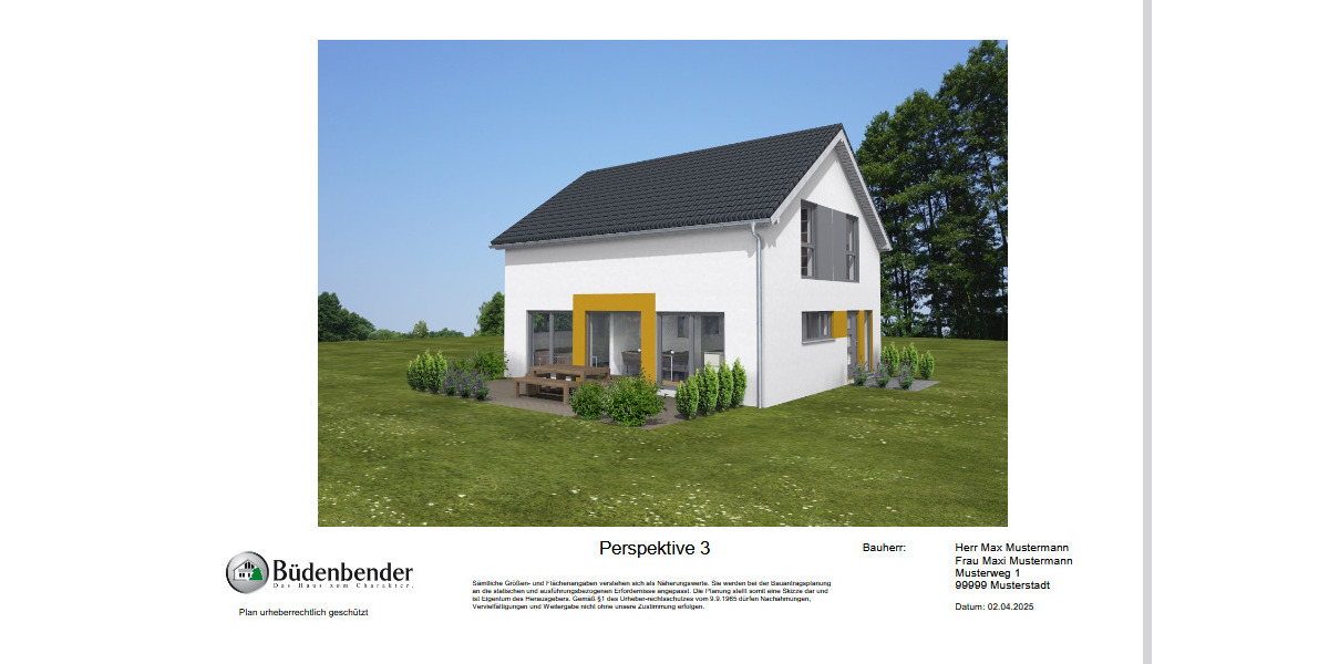 Ein Haus im Raum Neubrandenburg. Modern und individuell geplant. - Einfamilienhaus Blankenhof Chemnitz | Angebot:26086148