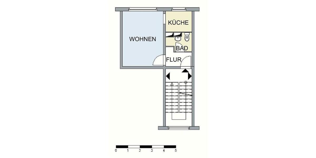 Etagenwohnung Neubrandenburg Datzeberg - 1 Zimmer, 25 m&sup2;, 204&euro; | Angebot:26664592