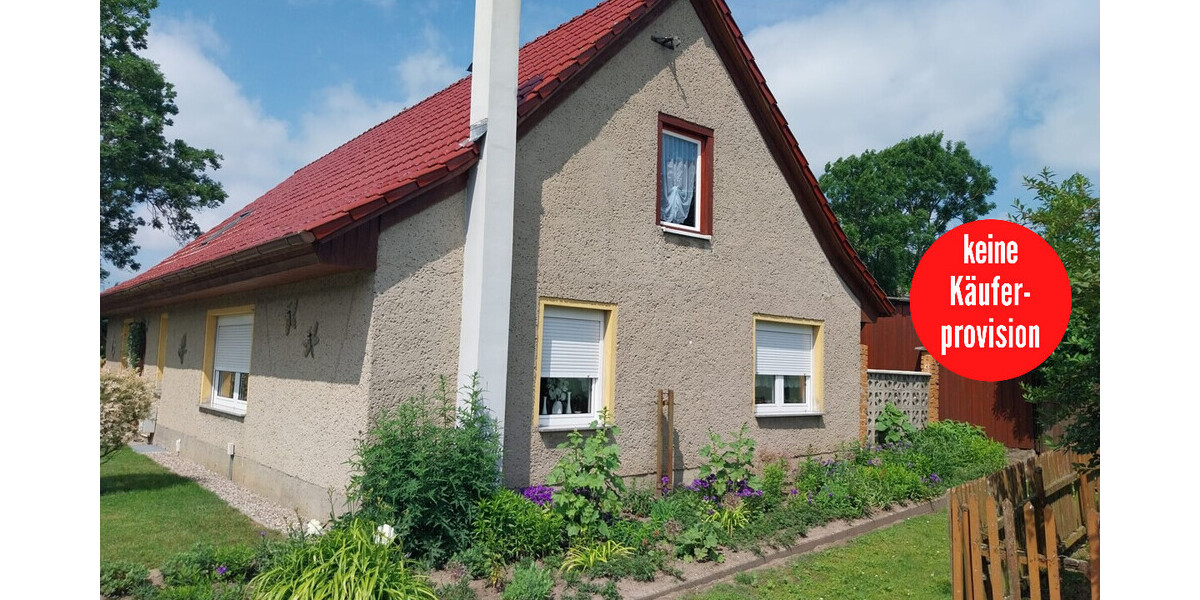 HORN IMMOBILIEN ++ freistehendes Einfamilienhaus in Pasenow bei Woldegk - Einfamilienhaus Woldegk / Pasenow Pasenow | Angebot:25281365