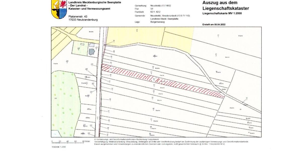 Grundstück Neustrelitz - 28.000&euro; | Angebot:9483560