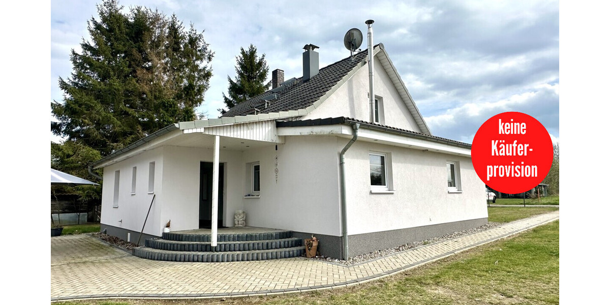 HORN IMMOBILIEN ++ RESERVIERT! schönes Einfamilienhaus mit großem Grundstück in Randlage, Jatzke bei Friedland - Einfamilienhaus Friedland / Jatzke Jatzke | Angebot:26339708