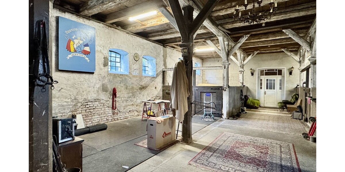HORN IMMOBILIEN Denkmalgeschütztes Wohnhaus mit historischem Pferdestall, Breesen bei Neubrandenburg - Einfamilienhaus Breesen / Schwandt Schwandt | Angebot:27512083